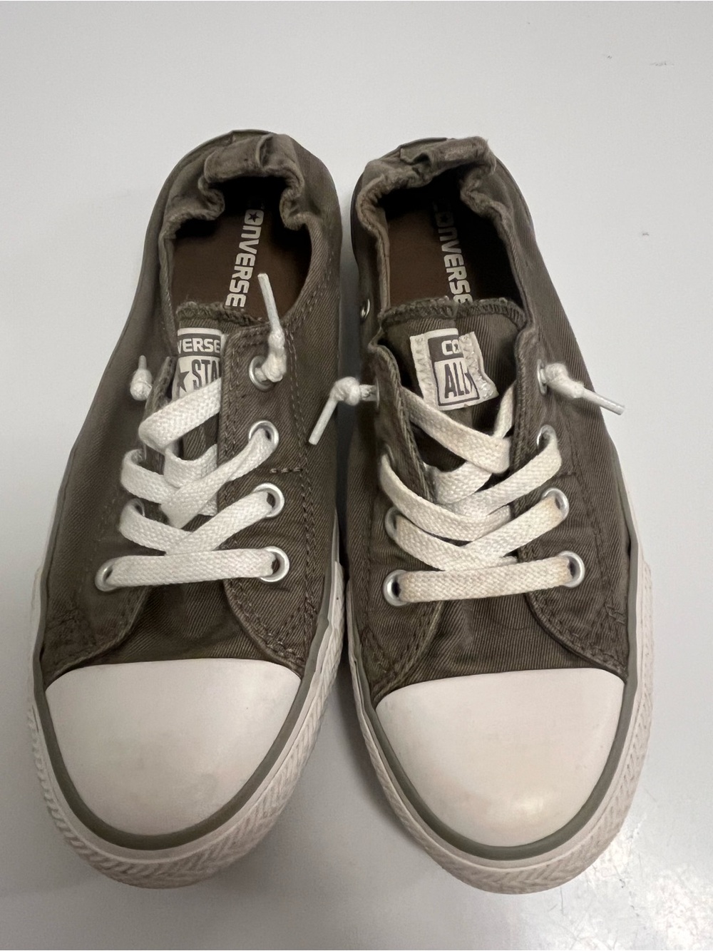 Converse Low Top Sneakers - grey & White